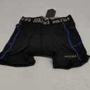 Men's 4D Padded Bike Shorts Cycling Underwear Biking Bicycle Padding Shorts for Men Side Pockets Size L