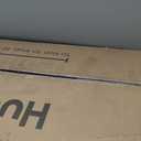 Huuger Computer Desk with 6 Drawers, Office Desk with Shelves, Reversible Gaming Desk, Corner Desk with Storage, Work for Home Office, Study, Living Room, 47inch, Rustic Brown