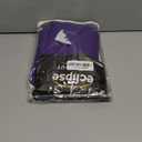 ECLIPSE Kendall Modern Blackout Thermal Rod Pocket Window Curtain for Bedroom or Living Room (1 Panel), 42 X 63, Purple