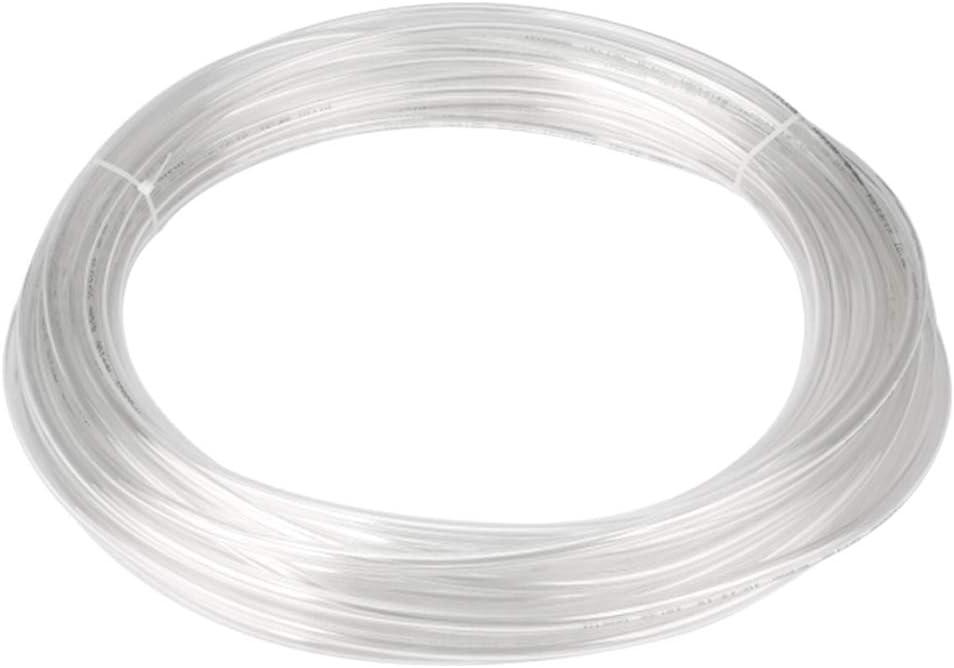 Quickun Pneumatic Tubing 4mm x 2.5mm PU Polyurethane Tube Air Hose Line for Air Compressor Fitting or Fluid Transfer (Clear 32.8ft/10Meters)