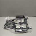 Fgtagtal Center Console Panel Silicone Storage Box Fit for Toyota Land Cruiser 250 Prado J250 LC250 2024 2025 Car Seat Gap Storage Box Wireless Charging Silicone Protective Pad Accessories (Black)