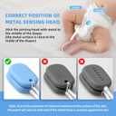 Bed Wetting Alarm for Boys and Girls - USB Rechargeable, Bedwetting Alarm with High Sensitivity Sensor, Loud Sound and Strong Vibration, Proven Solution for Bedwetters(Blue)