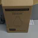 Art Glass Essential Oil Diffuser - 160ml Ultrasonic Cool Mist Scent Aroma Aromatherapy Diffuser, Intermittent with Auto Shut-Off Timer Setting &7 Colors Night Light for Home -Ethereal Time