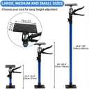 6 Pcs Adjustable Cabinet Jack Support Pole, 12.2" to 115" Telescoping 3rd Hand Tool, 154Lbs Capacity heavy-duty Alloy Steel Adjustable Poles for Cabinets, Drywall & Cargo