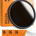 K&F Concept 40.5mm Neutral Density Filter, 40.5mm Slim Variable Fader ND Filter Adjustable ND2 to ND400 Filter + Cleaning Cloth