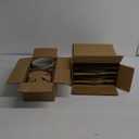 GBHOME Ceramic Dinnerware Sets for 4, 12 Pieces Stoneware Plates and Bowls Sets, Reactive Glaze Dishes -Scratch Resistant, Dishwasher&Microwave Safe, Green Wheat