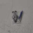 DLseego 1 Pair Handheld Decorative Trim Shell Suitable for PS Portal Remote Player, ps5 Edge Controller DIY Replacement Clip Shell, Including Tool Kit and 2 Thumb Grips, Gray Plates Cover