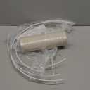 OUTON Beige Large Drum Lamp Shades for Floor Lamps, 16" Top x16" Bottom x 9" High, Easy to Assemble, Replacement Linen Lampshades for Table Lamps & Bedside Lamps (1.65" Spider)