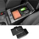 Double-Layer 2024 2025 2026 Crosstrek Center Console Organizer for Crosstrek (Premium/Sport/Limited/Wilderness),Durable ABS Plastic 2025 Crosstrek & Impreza Tray 2026 Crosstrek Hybrid Accessories