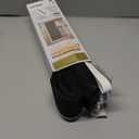 AJAZZ 100% Blackout Magnetic Door Curtain Accordion Doors Interior Closet Door Curtain Invisible Applicable Bedroom Room Living Room Doorway (Black 42" W x 78" L) 1 Panel