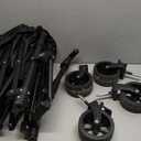 Favoyard Extra Large Collapsible Wagon Carts Foldable 360LBS Heavy Duty Beach Wagons with Big Wheels & Brakes Portable Folding Cart for Shopping Grocery Utility Sports Garden Camping Outdoor, Black (220L)