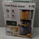 EanOruus Juicer Machines, 3-in-1 Cold Press Juicer with 6.5" Extra Large Chute, 100oz Large Capacity, AC Motor, Makes Juice, Nut Milk & Sorbet, Premium Gray