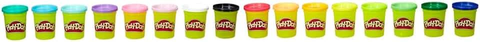 Hasbro Mega Meter Play-Doh, Multicolor, Pack of 16 Cans