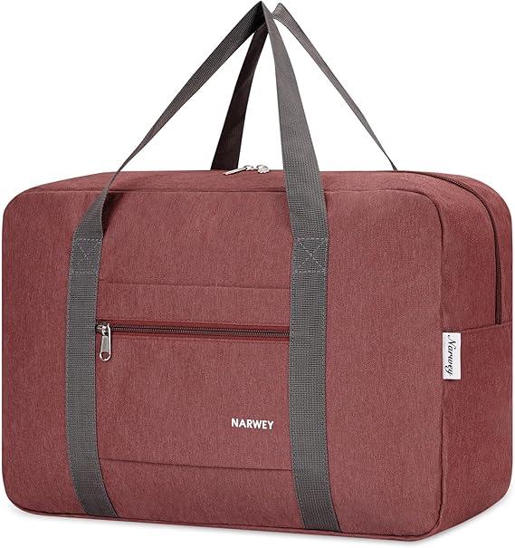 For Spirit Airlines Personal Item Bag 18x14x8 Foldable Travel Duffel Bag Tote Carry on Luggage Duffle Overnight for Women and Men