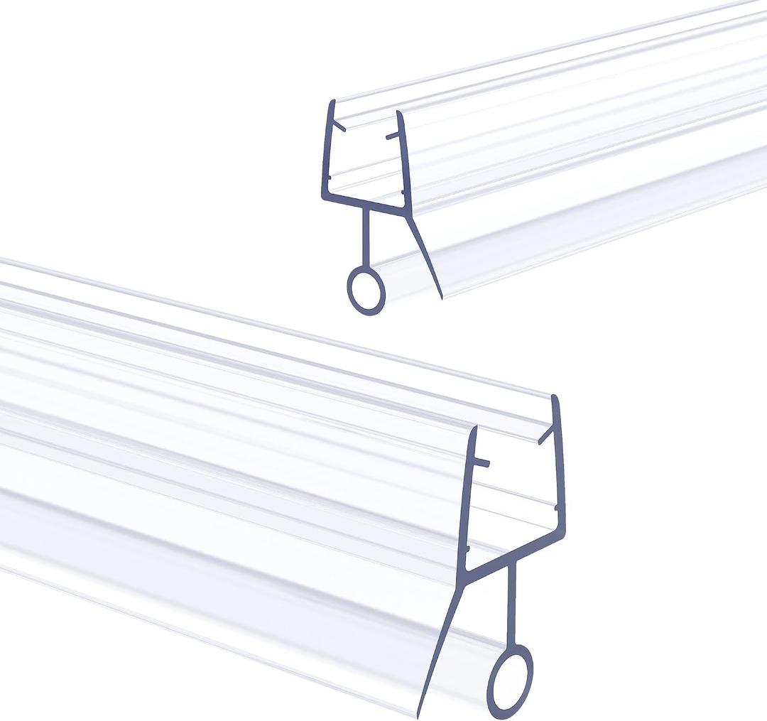 2 PCS 39" Shower Door Bottom Seal Strip 5/16 Inch Shower Door Sweep