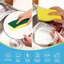 3 x AIDEA Sponges Kitchen, XL Heavy Duty Dish Sponge, Cleaning Dish Scrubber Sponge for Home and Kitchen, Extra Large Cleaning Supplies for Pots, Pans, 24 Pack