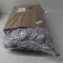 CozyLux Light Grey Full Size Comforter Set, 3 Pieces Light Gray Solid Breathable Quilted Bedding Sets, Luxury Soft Bed Set with Down Alternative Comforter All Season (1 Comforter & 2 Pillowcases)