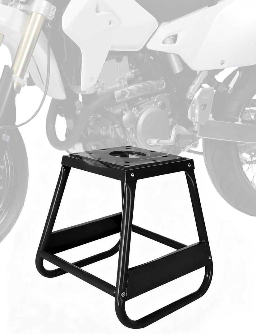 Detachable Anti Slip 450Lbs Capacity Dirt Bike Stand-Black