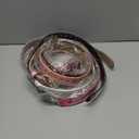 Ramede 6 Pcs Girls Belt with Heart Metal Buckle Skinny Kids Leather Belts for Jeans Dress Pants (18-22 Inch, Bright Color)