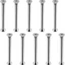 2 x 50 Sets M5 x 50mm Chicago Screw Posts Binding Screws, Phillips Chicago Binding Screws Assorted Kit for Leather, Scrapbook, Book, Photo Albums