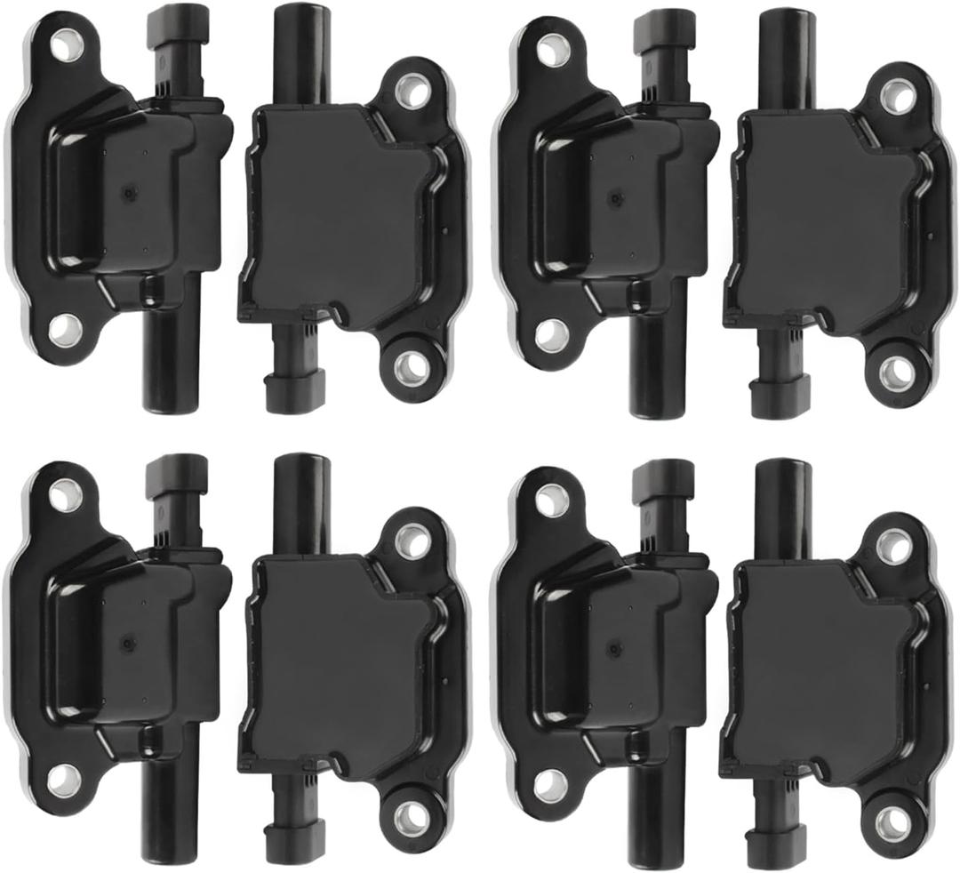 Set of 8, UF413 Ignition Coil Pack Compatible with Silverado SierraTahoe Yukon Impala 5.3L 6.0L V8 Engine G8 Grand Prix H3 - Replace # 12570616 D510C12611424 UF413 Ignition Coil