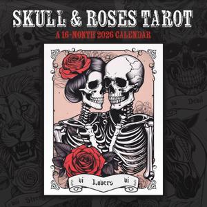 2026 Tarot - Skulls & Roses Wall Calendar