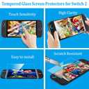 Carrying Case Accessories Kit for Nintendo Switch 2(2025), Kit with Protective Hard Shell Portable Travel Carry bag,Screen Protectors,Game Card Case and Thumb Caps