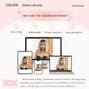 Short Blonde Wig with Bangs Bob Wigs for White Women Ombre Wigs Wavy 14Inches Synthetic Wig Dirty Blonde Bob Wigs for Women Cosplay Wig Natural Hair Replacement Wigs for Daily Party Use