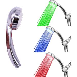 3-Color Temperature Sensitive Gradient LED Shower Head Showerheads Light Water Stream Color Changing Shower Head For Kitchen and Bathroom Baby Safty 3-Color Temperature Sensitive Gradient LED Shower Head Showerheads Light Water Stream Color Changing Shower Head For Kitchen and Bathroom Baby Safty