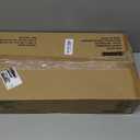 WOPITUES Wood Floating Shelves Set of 6, Shelves for Wall Decor, Farmhouse Shelf for Bedroom, Bathroom Storage Shelves, Book Shelves for Living Room-Black (16.5 Inch)