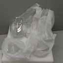 CNGLASS Large Glass Coffee Mugs 17oz,Double Walled Insulated Clear Coffee Cups with Handle,Clear Espresso Mugs for Cappuccino,Latte,Tea Bags,Hot and Cold Beverages,Set of 4