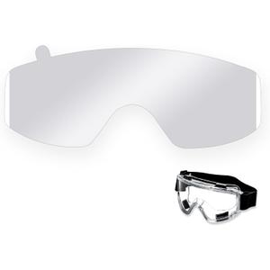 Clear Safety Goggles Shield, 20PCS Peel Off Goggles Lens Cover Transparent Protective Film, Scratch and Dust Protection