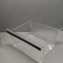 UPGRADED W11162443 Refrigerator Crisper Drawer Compatible with Whirlpool Crisper Drawer W11046494 Whirlpool Fridge Drawer Parts W10899435 WRS555SIHZ WRS325SDHZ WRS315SDHZ Maytag Refrigerator Drawer