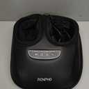 RENPHO Full Foot Massager with Heat [2026 New Upgraded], 3 Levels Air Compression & Deep Kneading, Shiatsu Foot Massage for Plantar Fasciitis & Neuropathy, Size up to 13 (Black)