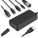 42V 2A Replacement Charger for 36V Electric Scooter Ebike Lithium Battery, 5 in 1 Scooter Charger for Gotrax, Jetson, Swagtron, Brid, Segway, Razor, Sisigad, Xiaomi, Ninebot