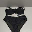 Blooming Jelly Women's High Waisted Bikini Sets Two Piece Swimsuit Sexy Bathing Suits (Black) XL