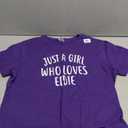 Just A Girl who loves EDDIE T-Shirt Cute EDDIE T-Shirt, Size L