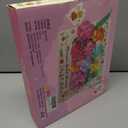 KYWYOYOU BloomJoy Magic Petal Flower Art Kit  DIY Paper Flower Craft Kit for Kids, Create 3D Blossoms with Dyed Petals, Watercolor Coloring Set for Creative Art, Gift for Girls Ages 612 (1 Set)