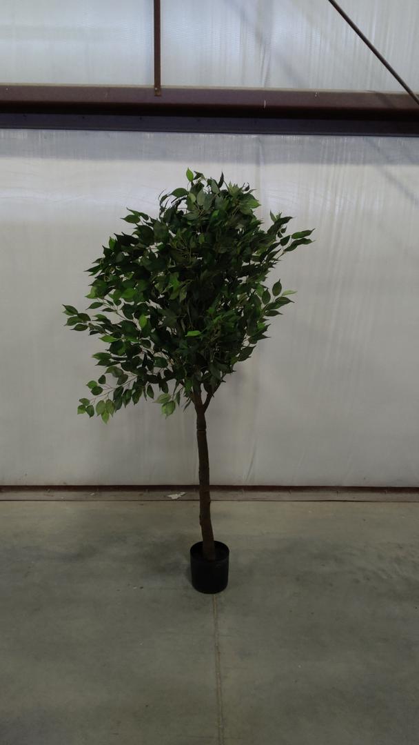 Artificial Tree Faux Olive Tree 7ft (82",UV Protection 2289 Leaves) Tall Fake Olive Plant in Pot Fake Silk Tree Faux Plants Indoor (7ft)