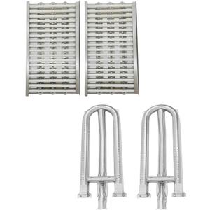 SN291A and SA2171 (2-Pack) 18 5/8" Stainless Steel Cooking Grid and Burner for DCS 27DBQ, 27DBQR, 27DBR, 27DSBQ, 27DSBQR, 27FSBQ, 27FSBQR, 36DBQ, 36DBQAR, 36DBQR.