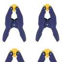 IRWIN QUICK-GRIP Spring Clamps for Woodworking, Multiple Sizes 1", 2" and 3/4", 6 Pack (IRHT83241)