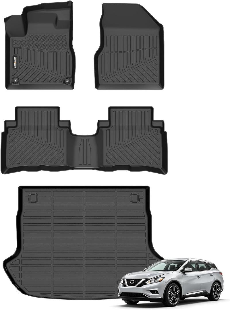 GINNOWY- Floor Mats & Cargo Liner for 2009-2014 Nissan Murano