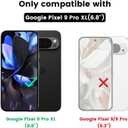 Nillkin for Google Pixel 9 Pro XL Case with Slide Camera Cover, Camera Lens Protector Privacy, Thin Slim Fit, Shockproof Protective, 0.9mm Raised Lens Bezel, TPU+PC Dual Protection - Black