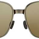 Santorini Unisex Sunglasses Wide Fit Metal Frame, Polycarbonate (PC) Lenses, UV400 & Blue Light Protection