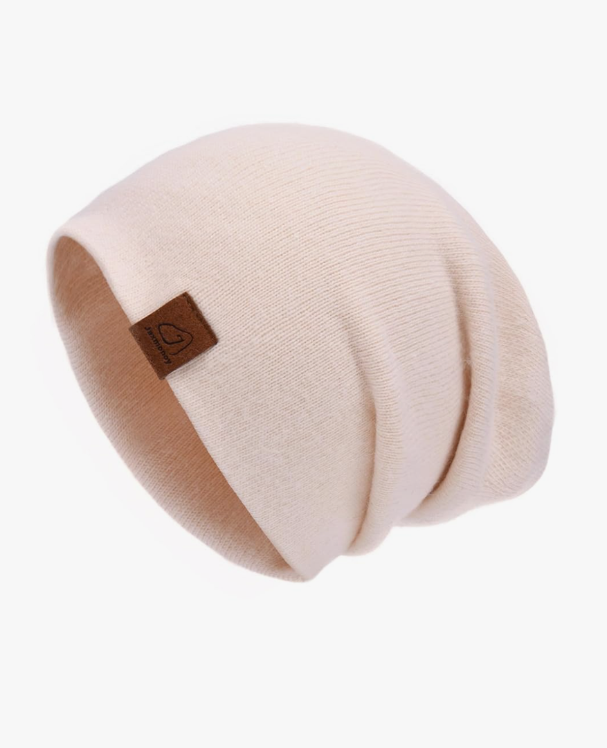 jaxmonoy Slouchy Knit Beanies Winter Hats for Women Men Soft Warm Reversible Slouch Cuffed Skull Knitted Beanie Cap
