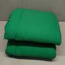 Amazon Basics 5 Piece Soft Microfiber Kid's Bed-in-a-Bag Bedding Set, Twin, Green, Solid