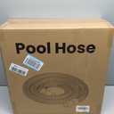 Sepetrel Manual Pool Vacuum Hose 1-1/2" x 35ft, Kink-Free Swivel Cuff Heavy Duty Spiral Wound Pool Cleaner Hose for Inground & Above Ground Pools, Skimmer,Not for Automatic Cleaners