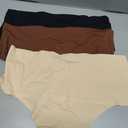 Dulchany Thong Shapewear Tummy Control Underwear for Women Seamless Body Shaper Panties (Large, 3 Pack)