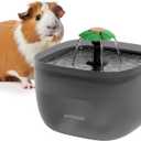 Auto Cat Water Fountain: 2L Capacity for Cats & Dogs Includes Replacement Filters & Travel-Friendly Set Large Capacity for Pets, Set of 2