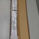 LazBlinds No Tools No Drill 1" Vinyl Mini Blinds, Cordless Blinds for Windows, Light Filtering Horizontal Window Blinds & Shades, 32" W x 48" H, White